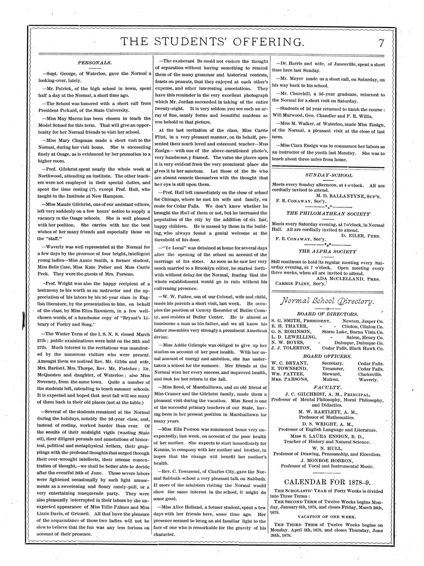 Scan of 17.01.01.01 Vol. 2, Ser. 1, Num. 7, Page 7 Archival Scanned Page with Text
