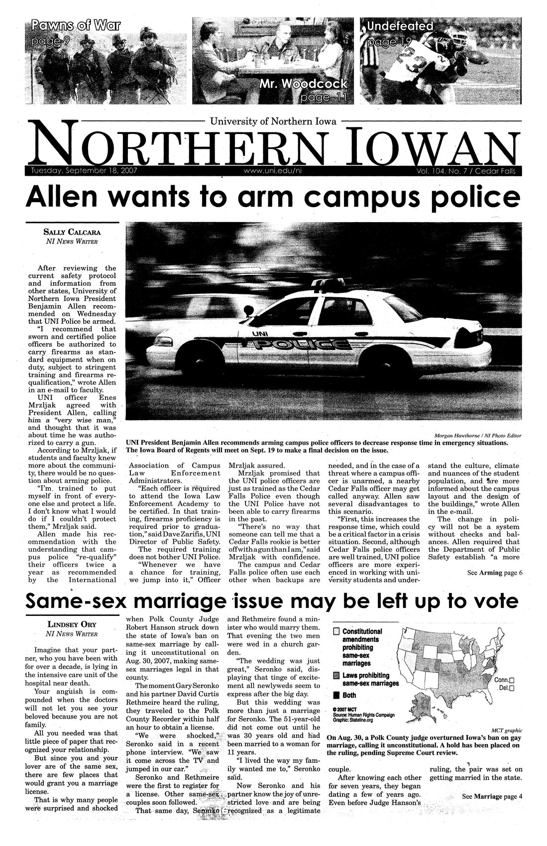 Scan of 17.01.01.04 Vol. 104, Ser. 1, Num. 7, Page 1 Archival Scanned Page with Text