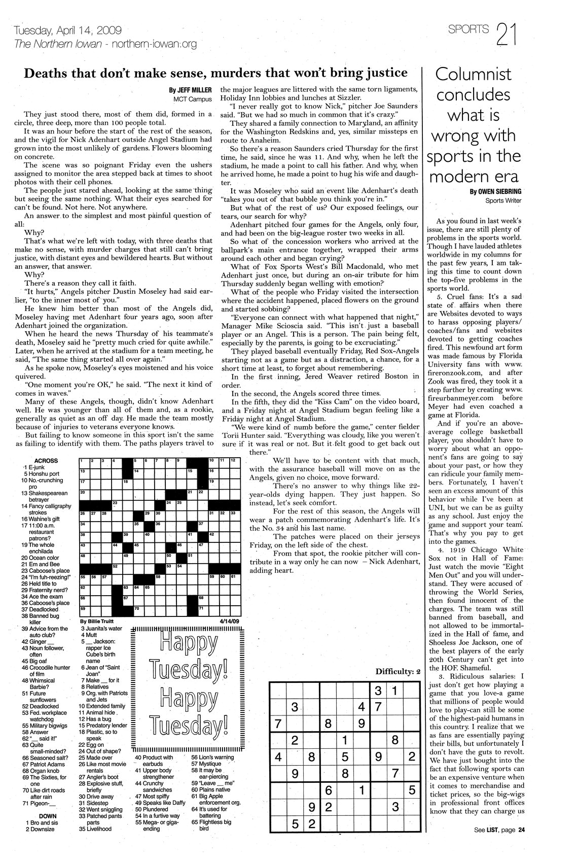 Scan of 17.01.01.04 Vol. 105, Ser. 1, Num. 49, Page 21 Archival Scanned Page with Text