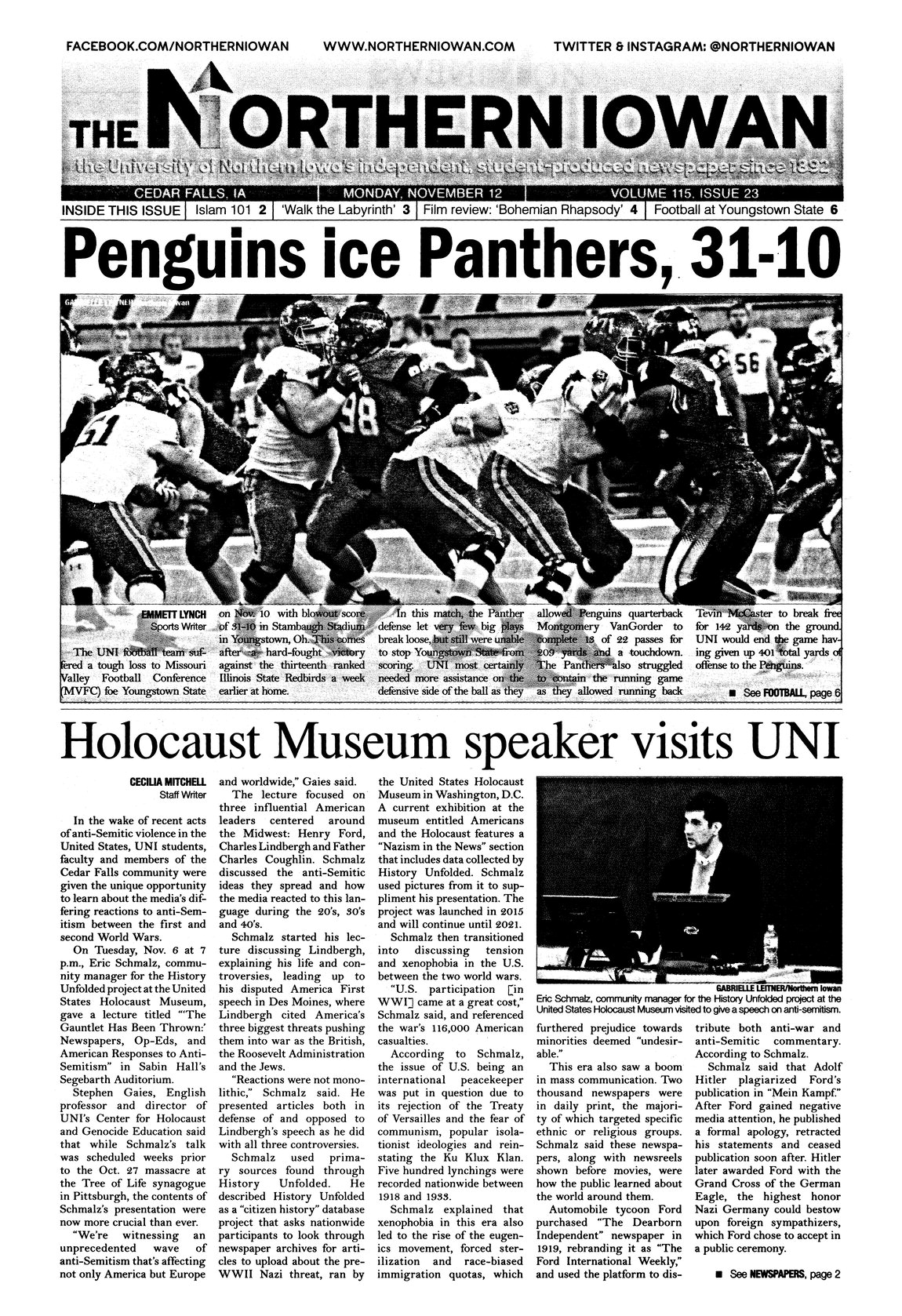 Scan of 17.01.01.04 Vol. 115, Ser. 1, Num. 23, Page 1 Archival Scanned Page with Text